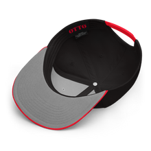 Load image into Gallery viewer, Symmetrical Drumming V24 - Embroidered Snapback Hat
