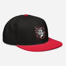 Load image into Gallery viewer, Symmetrical Drumming V24 - Embroidered Snapback Hat
