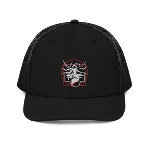 Symmetrical Drumming V24 - Embroidered Trucker Cap