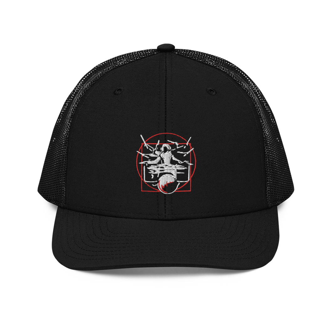 Symmetrical Drumming V24 - Embroidered Trucker Cap