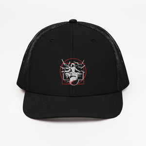 Symmetrical Drumming V24 - Embroidered Trucker Cap