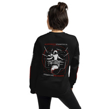 Load image into Gallery viewer, Symmetrical Drumming V24 - Unisex Sweatshirt (Front/Back/Sleeves print)
