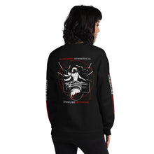 Load image into Gallery viewer, Symmetrical Drumming V24 - Unisex Sweatshirt (Front/Back/Sleeves print)
