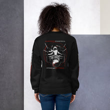 Load image into Gallery viewer, Symmetrical Drumming V24 - Unisex Sweatshirt (Front/Back/Sleeves print)
