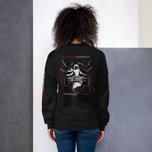 Symmetrical Drumming V24 - Unisex Sweatshirt (Front/Back/Sleeves print)