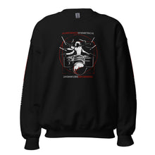 Load image into Gallery viewer, Symmetrical Drumming V24 - Unisex Sweatshirt (Front/Back/Sleeves print)
