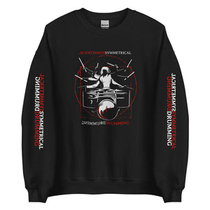 Symmetrical Drumming V24 - Unisex Sweatshirt (Front/Back/Sleeves print)