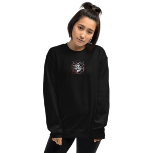 Symmetrical Drumming V24 - Embroidered Unisex Sweatshirt