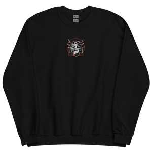 Symmetrical Drumming V24 - Embroidered Unisex Sweatshirt