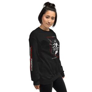 Symmetrical Drumming V24 - Unisex Sweatshirt (Front/Back/Sleeves print)