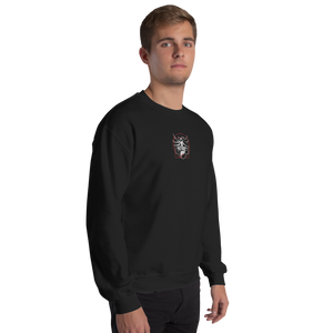 Symmetrical Drumming V24 - Embroidered Unisex Sweatshirt