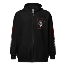 Load image into Gallery viewer, Symmetrical Drumming V24 - Unisex Heavy Blend Zip Hoodie (F, B &amp; S)
