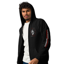 Load image into Gallery viewer, Symmetrical Drumming V24 - Unisex Heavy Blend Zip Hoodie (F, B &amp; S)
