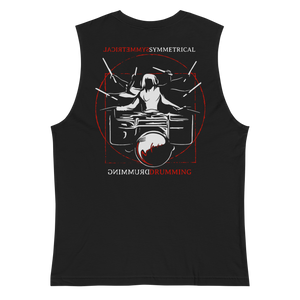 Symmetrical Drumming V24 - Unisex Muscle Shirt (F & B)