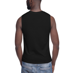 Symmetrical Drumming V24 - Embroidered Unisex Muscle Shirt