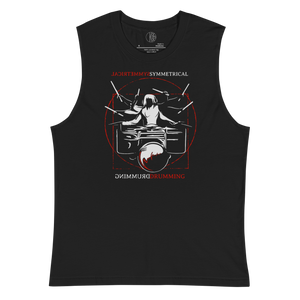 Symmetrical Drumming V24 - Unisex Muscle Shirt (F & B)