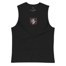 Load image into Gallery viewer, Symmetrical Drumming V24 - Embroidered Unisex Muscle Shirt
