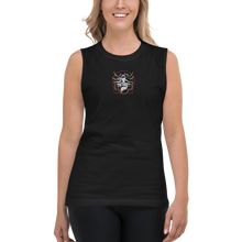 Load image into Gallery viewer, Symmetrical Drumming V24 - Embroidered Unisex Muscle Shirt
