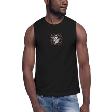 Load image into Gallery viewer, Symmetrical Drumming V24 - Embroidered Unisex Muscle Shirt
