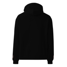 Load image into Gallery viewer, Symmetrical Drumming V24 - Unisex Embroidered &#39;Oversized&#39; Hoodie (F &amp; S)
