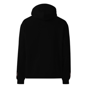 Symmetrical Drumming V24 - Unisex Embroidered 'Oversized' Hoodie (F & S)