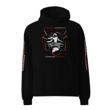 Load image into Gallery viewer, Symmetrical Drumming V24 - Unisex &#39;Oversized&#39; Hoodie (F, B &amp; S)
