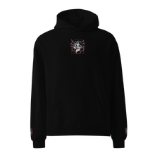 Load image into Gallery viewer, Symmetrical Drumming V24 - Unisex Embroidered &#39;Oversized&#39; Hoodie (F &amp; S)
