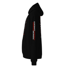 Load image into Gallery viewer, Symmetrical Drumming V24 - Unisex &#39;Oversized&#39; Hoodie (F, B &amp; S)
