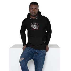 Symmetrical Drumming V24 - Embroidered Unisex Hoodie