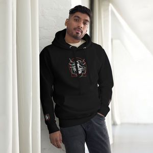 Symmetrical Drumming V24 - Embroidered Unisex Hoodie