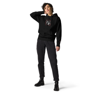 Symmetrical Drumming V24 - Embroidered Unisex Hoodie