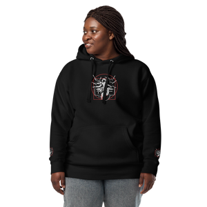 Symmetrical Drumming V24 - Embroidered Unisex Hoodie