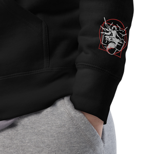 Symmetrical Drumming V24 - Embroidered Unisex Hoodie