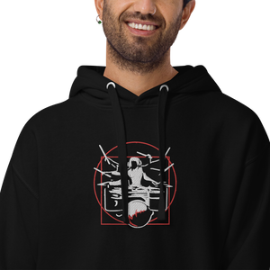 Symmetrical Drumming V24 - Embroidered Unisex Hoodie