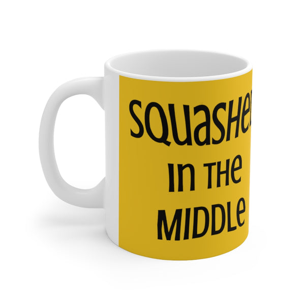 Main Squeeze - Squashed - Mug 11oz (Yellow) - Keen Eye Design