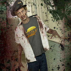 Halloween Zombie Brains - Premium Unisex T-Shirt