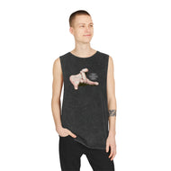 CRUSTYFLICKER Dogtag Hand - Unisex Stonewash Tank Top