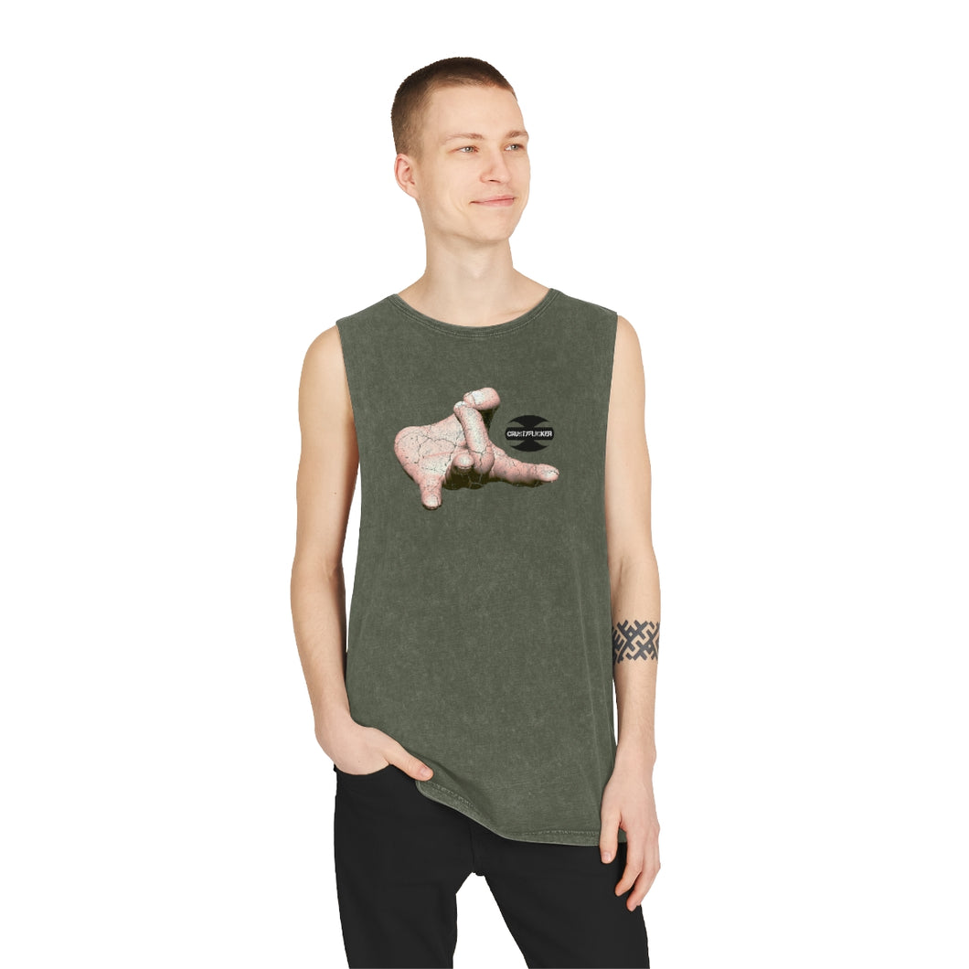 CRUSTYFLICKER Mojo Hand - Unisex Stonewash Tank Top