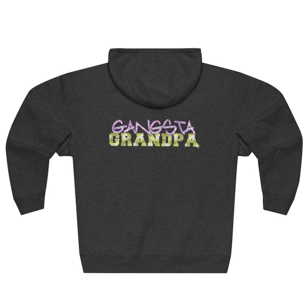 Gangsta Grandpa - Men's Premium Full Zip Hoodie