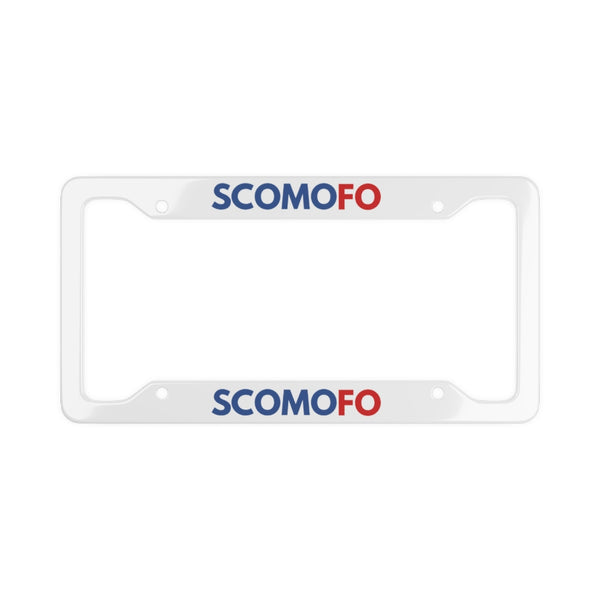 SCOMOFO - License Plate Frame (white)