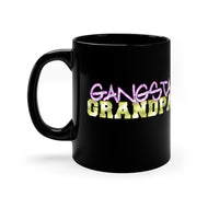 Gangsta Grandpa - Black Coffee Mug, 11oz
