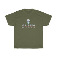 Load image into Gallery viewer, Alien Nurse - Unisex Heavy Cotton Tee - front only - Keen Eye Design
