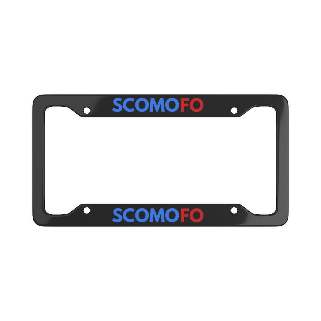 SCOMOFO - License Plate Frame (black)