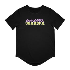 Gangsta Grandpa - Men's Jersey Curved Hem Tee