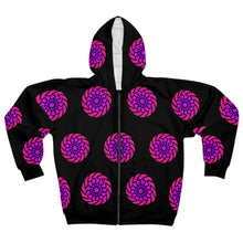 Load image into Gallery viewer, Radisolarc BP03PTBL - AOP Unisex Zip Hoodie
