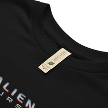 Load image into Gallery viewer, Alien Nurse - I Like Humans Spaced Out (F&amp;B) - Unisex Eco T-Shirt - Keen Eye Design
