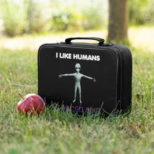 Load image into Gallery viewer, Alien Nurse (I Like Humans Spaced Out) - Lunch Box - Keen Eye Design

