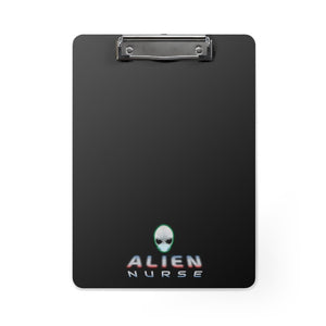 Alien Nurse (NFAU) - Clipboard (Black) - Keen Eye Design