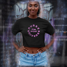 Load image into Gallery viewer, Alien Nurse (NFAU) - Organic Crop Top - Keen Eye Design
