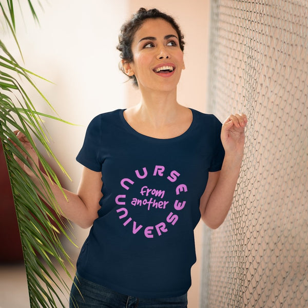 Alien Nurse (N.F.A.U) - Organic Women's Lover T-shirt - Keen Eye Design